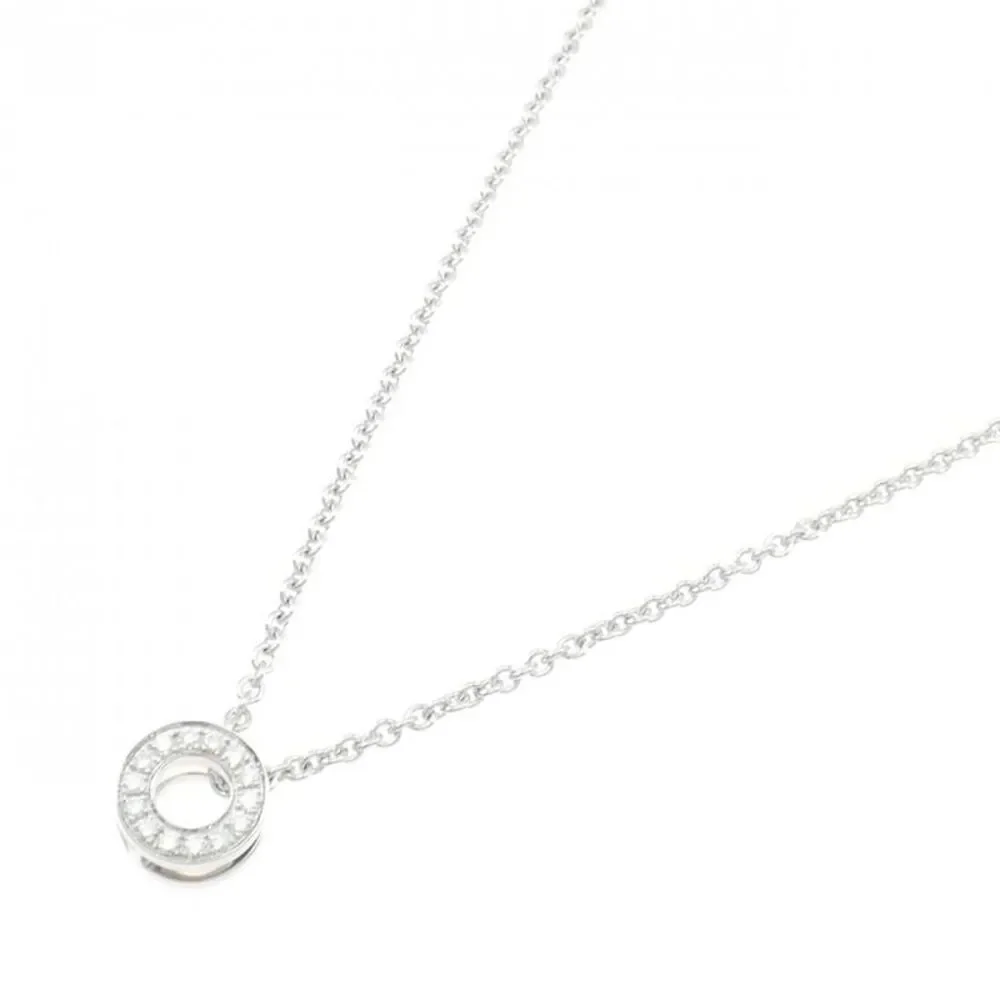 Hermes Au750 White Gold Diamond Necklace